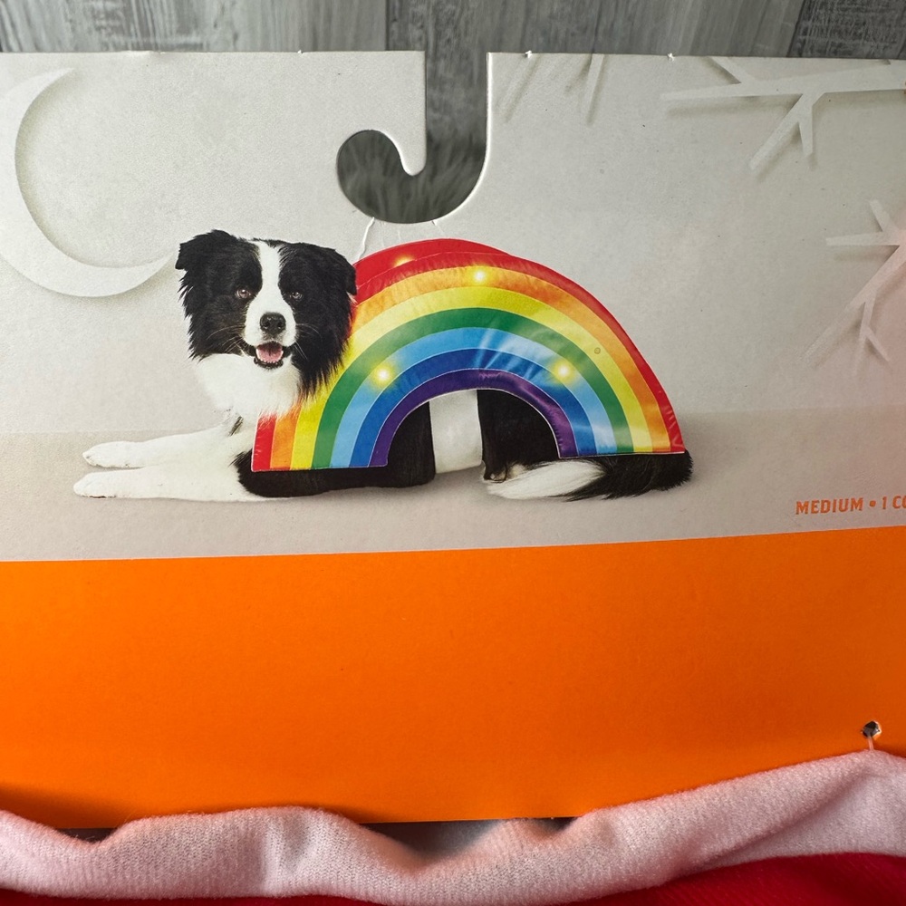 Light up Rainbow Dog Costume